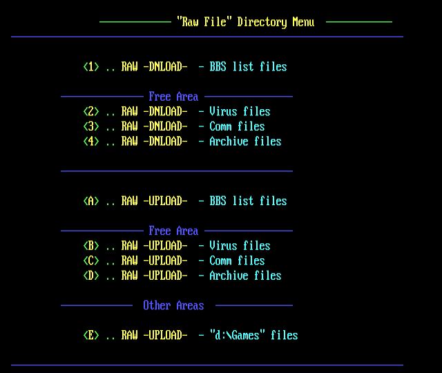 ANSI art: MENU5950.TXT